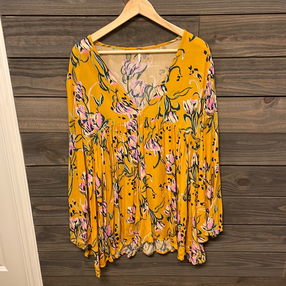 Free people long sleeved tunic